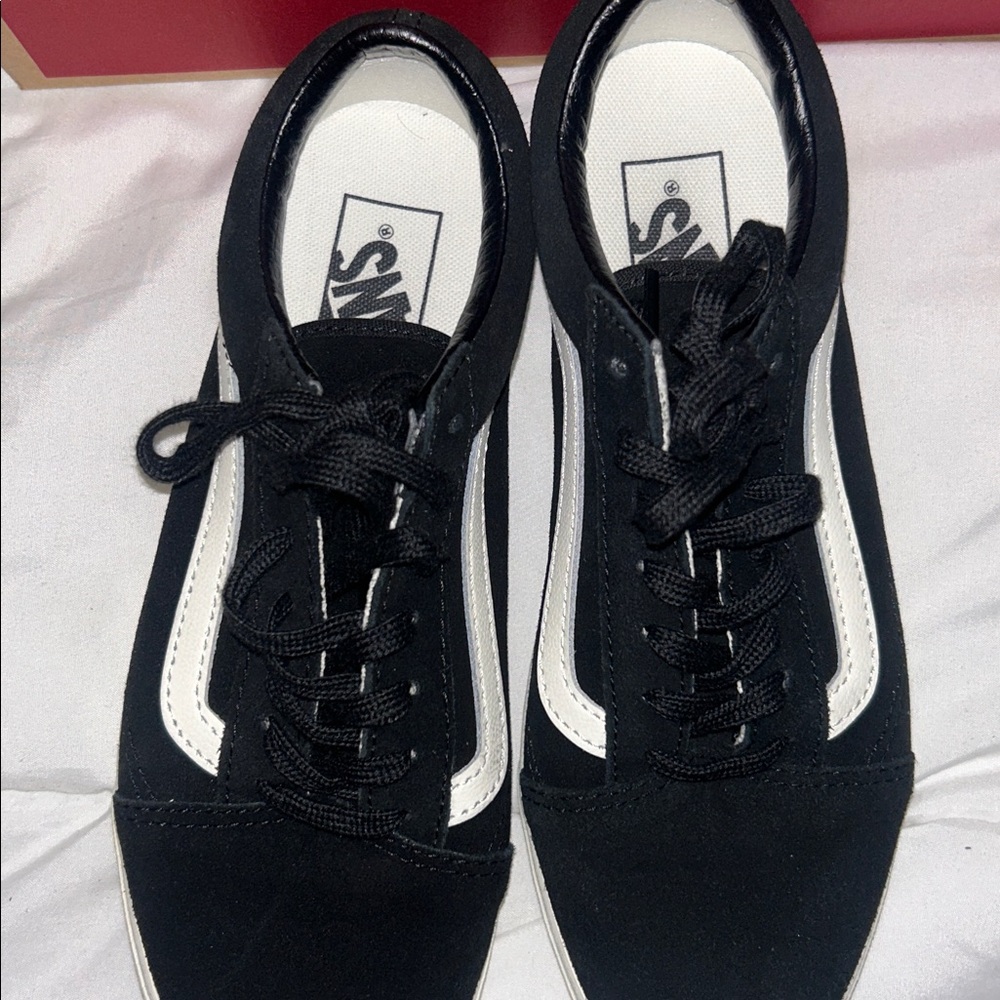 ⚽️🏆3DAYSALE🏆⚽️Vans Black and White Low-Top Shoes